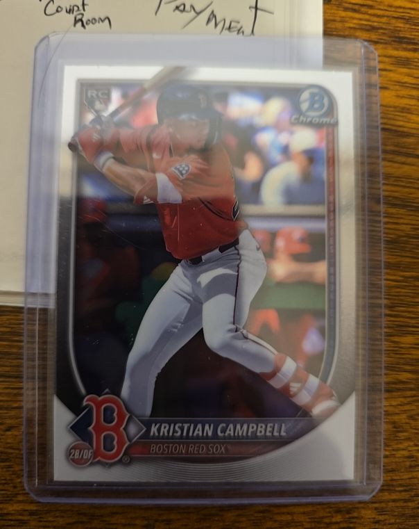 2025 Bowman Chrome #58 Kristian Campbell — front