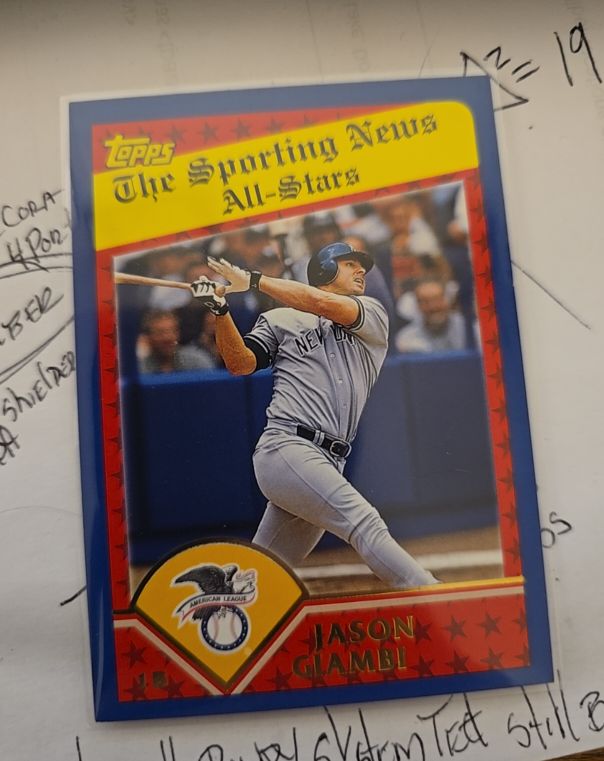 2003 Topps #356 Jason Giambi — front