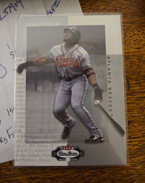 2002 Fleer Box Score #12 Gary Sheffield — front