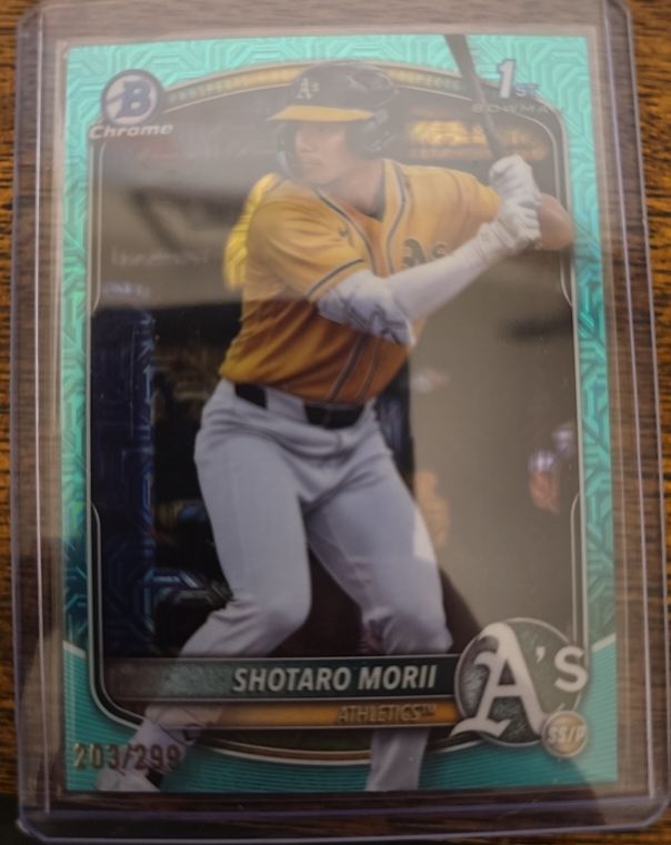 2025 Bowman Chrome #BCP-170 Shotaro Morii — front