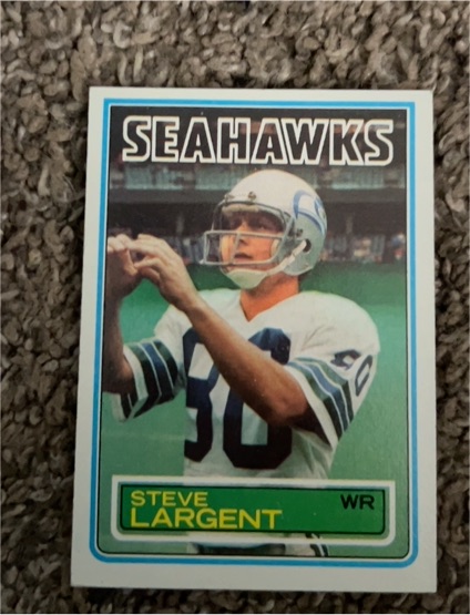 1983 Topps #389 Steve Largent — front