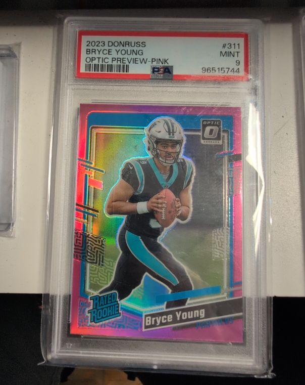 2023 Donruss #311 Bryce Young Optic Preview Pink — front