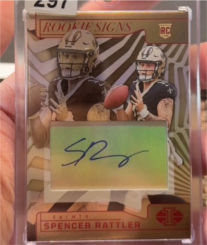 2024 Panini Illusions #RS-SRR Spencer Rattler Rookie Signs — front