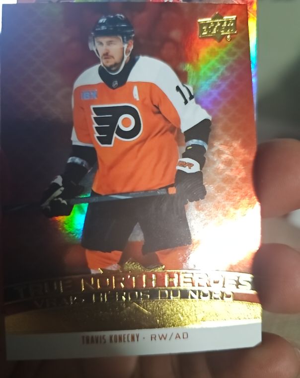 2025-26 Upper Deck Tim Hortons True North Heroes #TNH-7 Travis Konecny — front
