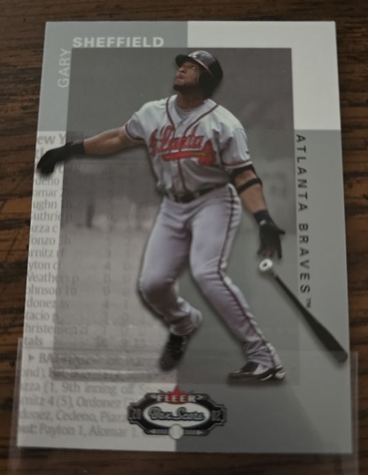 2002 Fleer Box Score #122 Gary Sheffield — front