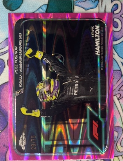 2024 Topps Chrome Formula 1 #158 Lewis Hamilton — front