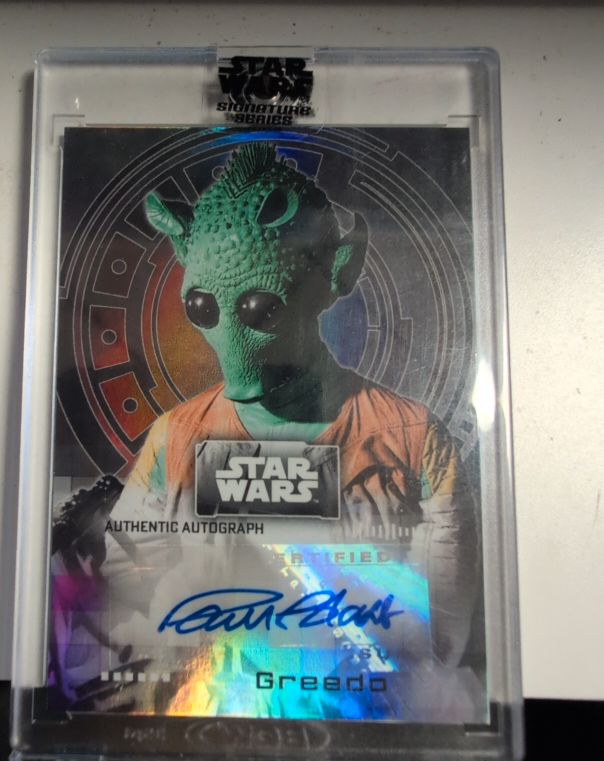 2024 Topps Star Wars Signature Series Greedo — front