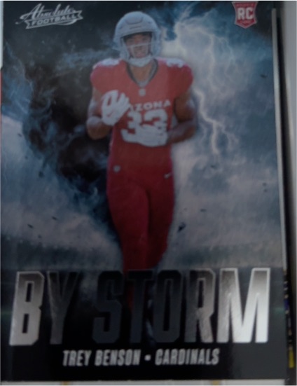 2024 Panini Absolute - By Storm #BS-TBN Trey Benson — front