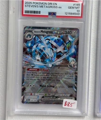 2025 Pokémon DRI EN #145 Steven's Metagross ex — front