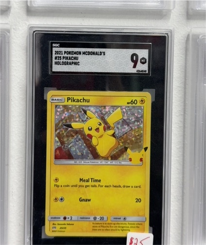 2021 Pokémon McDonald's #25 Pikachu — front