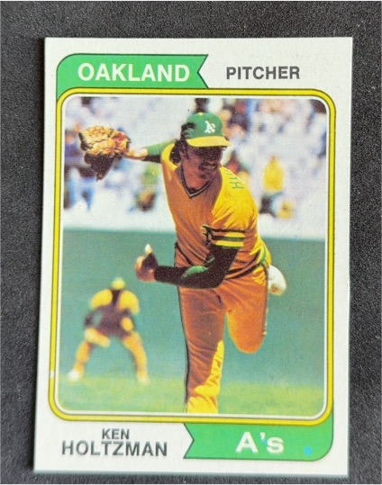 1974 Topps #180 Ken Holtzman — front