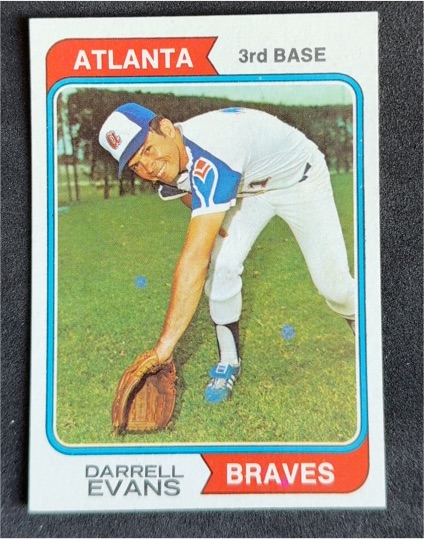 1974 Topps #140 Darrell Evans Atlanta Braves — front