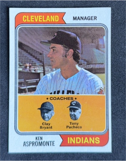 1974 Topps #521 Ken Aspromonte — front