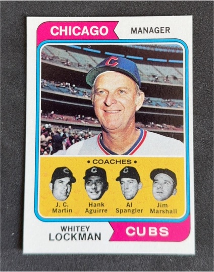 1974 Topps #354 Whitey Lockman — front