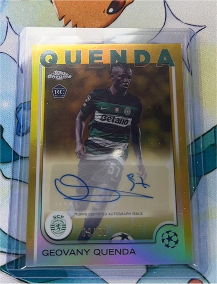 2024-25 Topps Chrome UEFA Club Competitions #108 Geovany Quenda — front