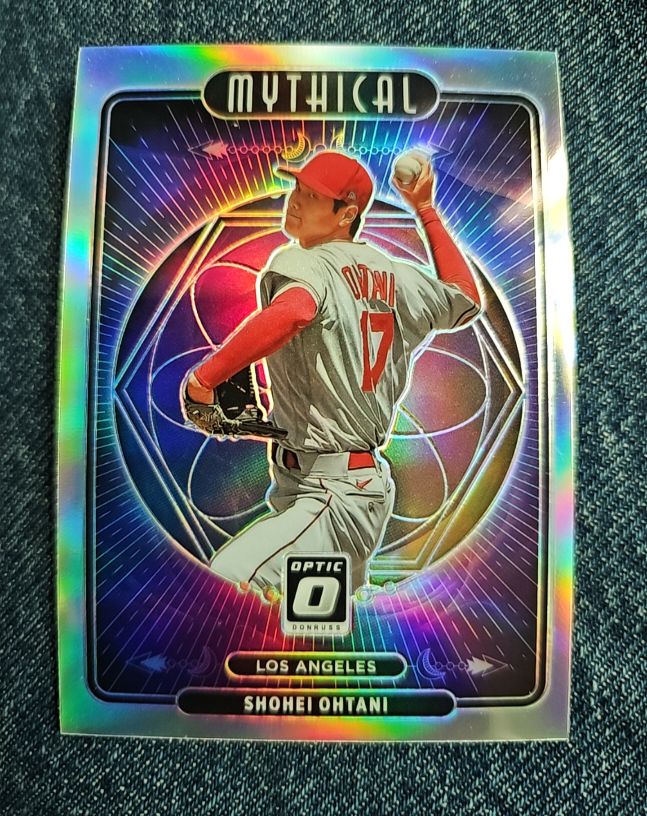 2021 Donruss Optic #M25 Shohei Ohtani Mythical — front