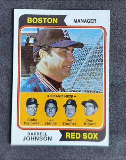 1974 Topps #403 Darrell Johnson — front