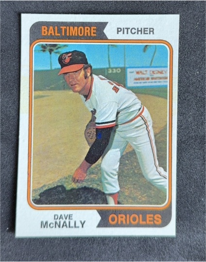 1974 Topps #235 Dave McNally — front