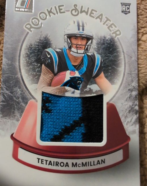 2025 Donruss Rookie Sweater #SWE-TMN Tetairoa McMillan — front