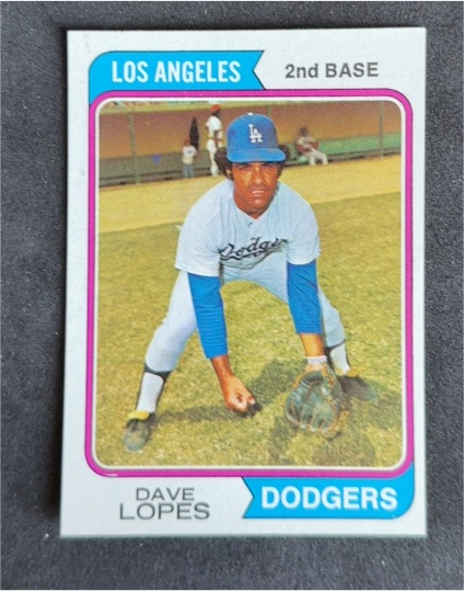 1974 Topps #112 Dave Lopes — front