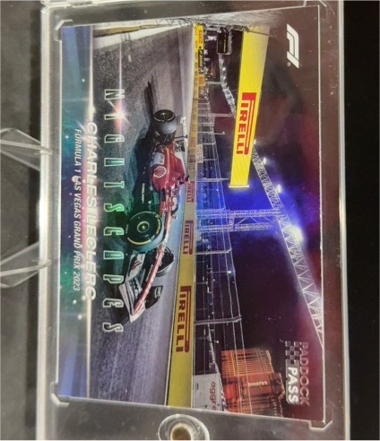 2024 Topps Paddock Pass Charles Leclerc NIGHTSCAPES INSERT — front