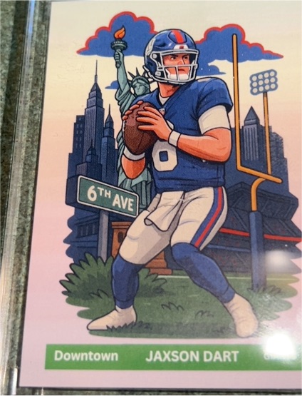 2024 Panini Donruss Downtown #6 Jaxson Dart — front
