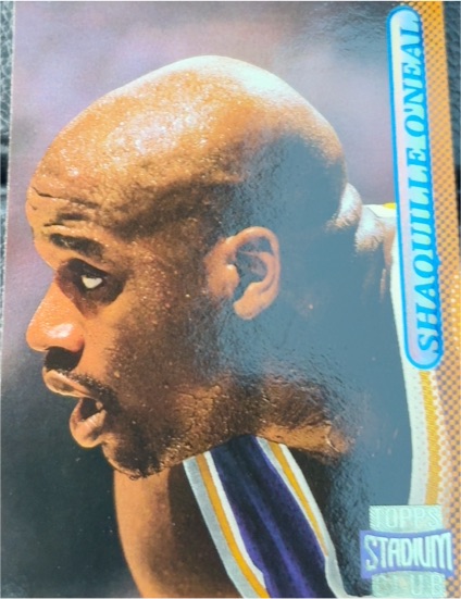 1996-97 Topps Stadium Club #18 Shaquille O'Neal — front