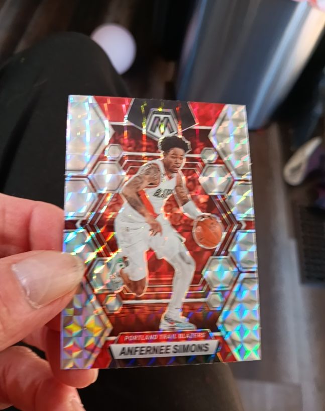 2022-23 Panini Mosaic #11 Anfernee Simons — front