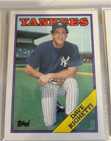 1988 Topps #790 Dave Righetti — front