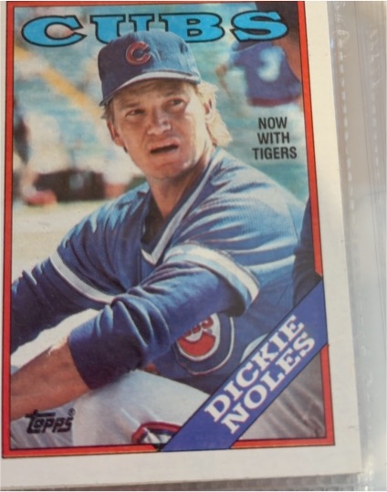 1988 Topps #768 Dickie Noles — front