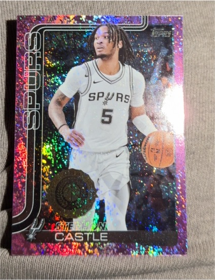 2025-26 Topps #197 Stephon Castle — front