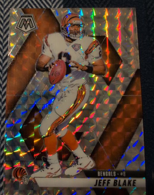 1997 Mosaic #8 Jeff Blake — front