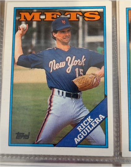 1988 Topps #434 Rick Aguilera — front