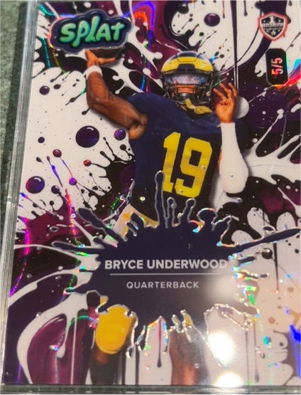 2025 Wild Card Splat #SPLAT Bryce Underwood — front