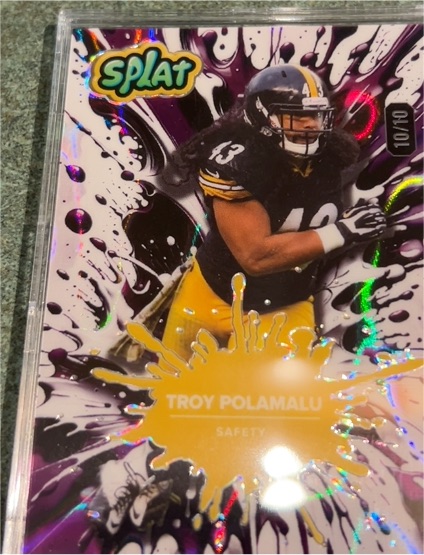 2025 Wild Card Splat #10 Troy Polamalu — front