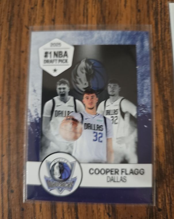 2023 Cooper Flagg Dallas Mavericks #1 NBA Draft Pick — front