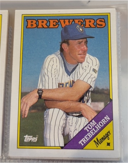 1988 Topps #224 Tom Trebelhorn — front