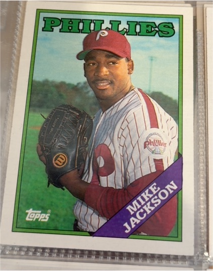 1988 Topps #651 Mike Jackson — front