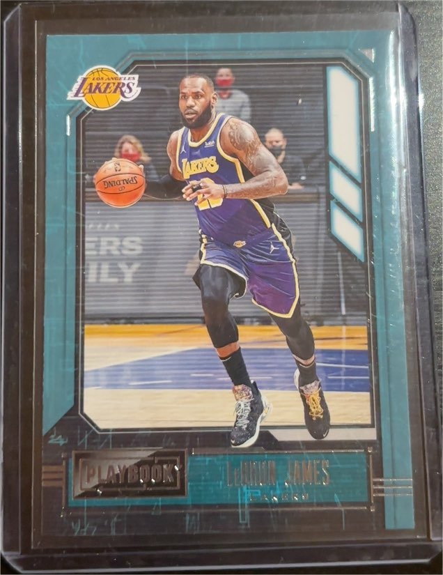 2020-21 Panini Chronicles Playbook #178 LeBron James — front