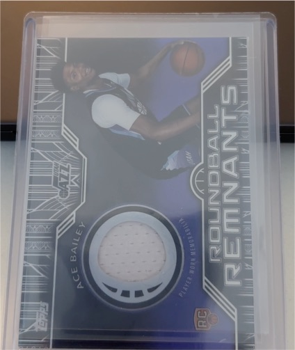2025-26 Topps #RRR-AB Ace Bailey Rookie Roundball Remnants — front