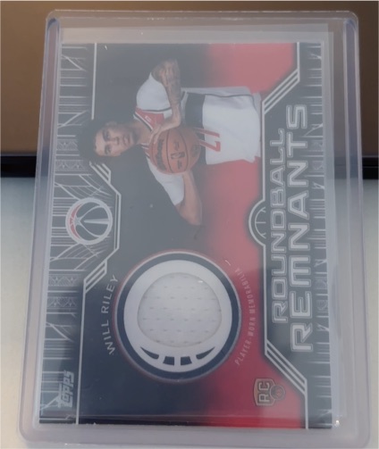 2025-26 Topps Roundball Remnants #RRR-WR Will Riley — front