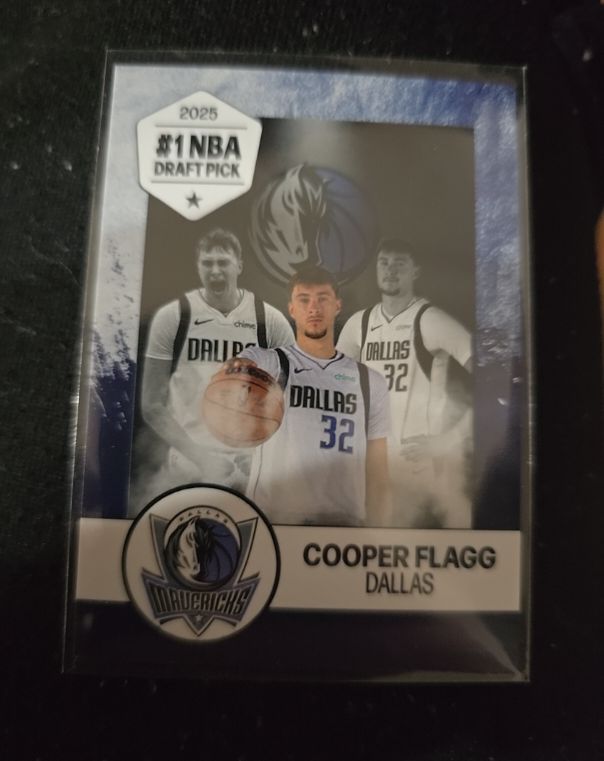 2025 Panini Player of the Day #1 NBA Draft Pick Cooper Flagg — front