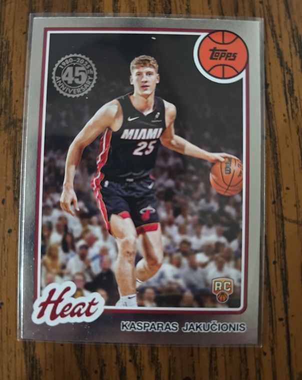 2025-26 Topps #80BK-66 Kasparas Jakučionis — front
