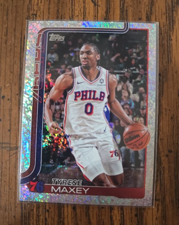 2025-26 Topps #21 Tyrese Maxey — front