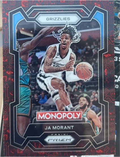2023-24 Panini Prizm Monopoly #44 Ja Morant — front