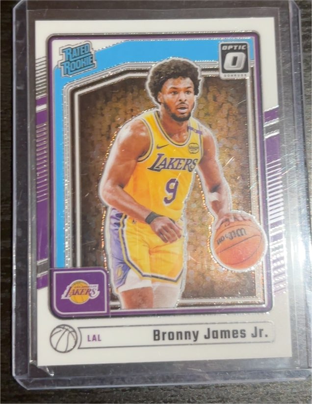 2024-25 Panini Donruss Optic #282 Bronny James Jr. — front