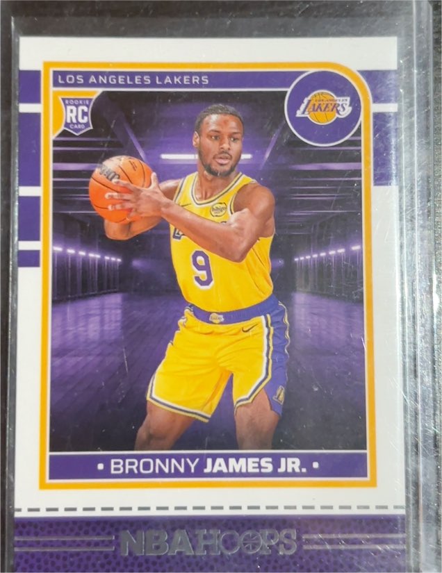2024-25 Panini NBA Hoops #280 Bronny James Jr. — front