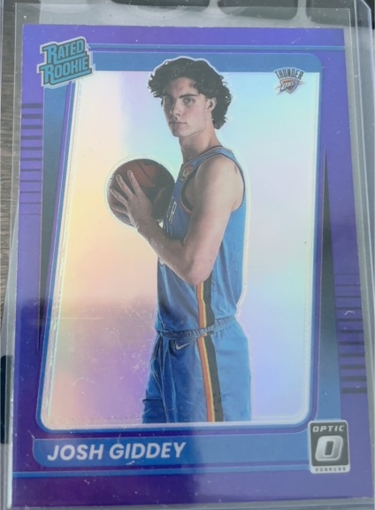 2021-22 Donruss Optic #152 Josh Giddey Rated Rookie — front