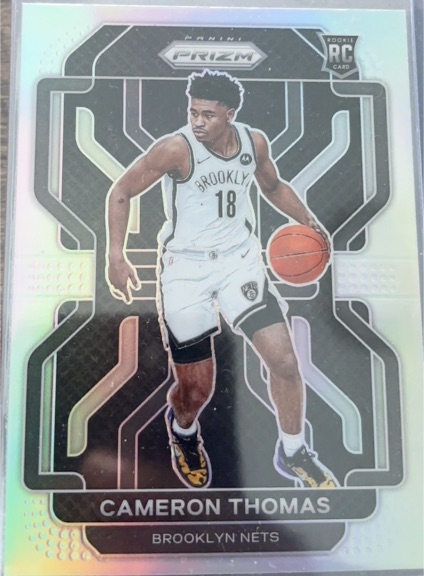 2021-22 Panini Prizm #297 Cameron Thomas — front