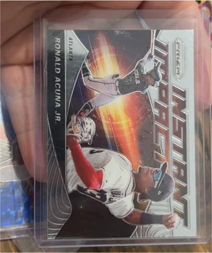 2020 Panini Prizm #II-1 Ronald Acuna Jr. Instant Impact — front